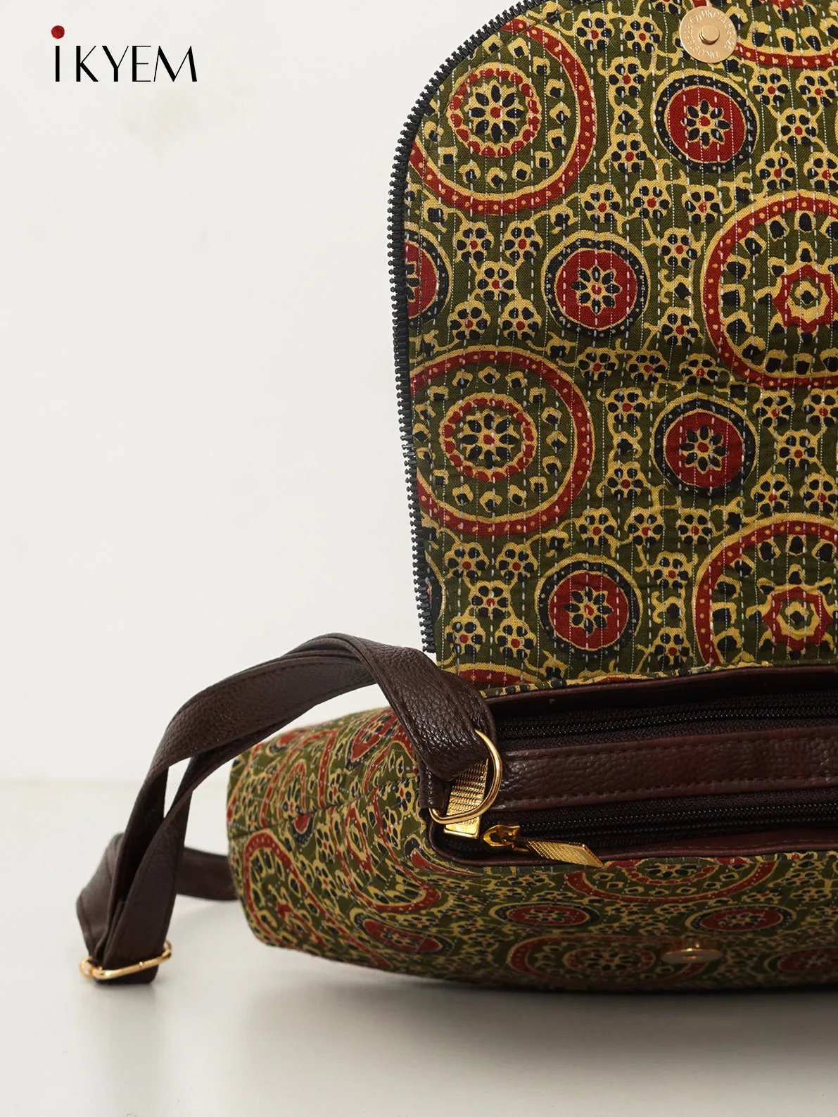 Green - Ajrakh HandBags