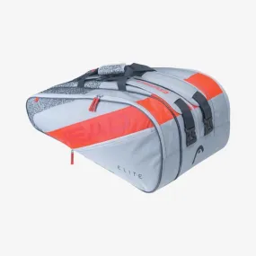 HEAD Elite 12R Racket Bag - Grey Orange