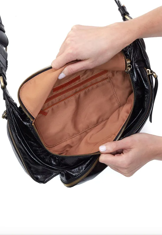 Hobo - Via Belt Sling Bag Black Leather