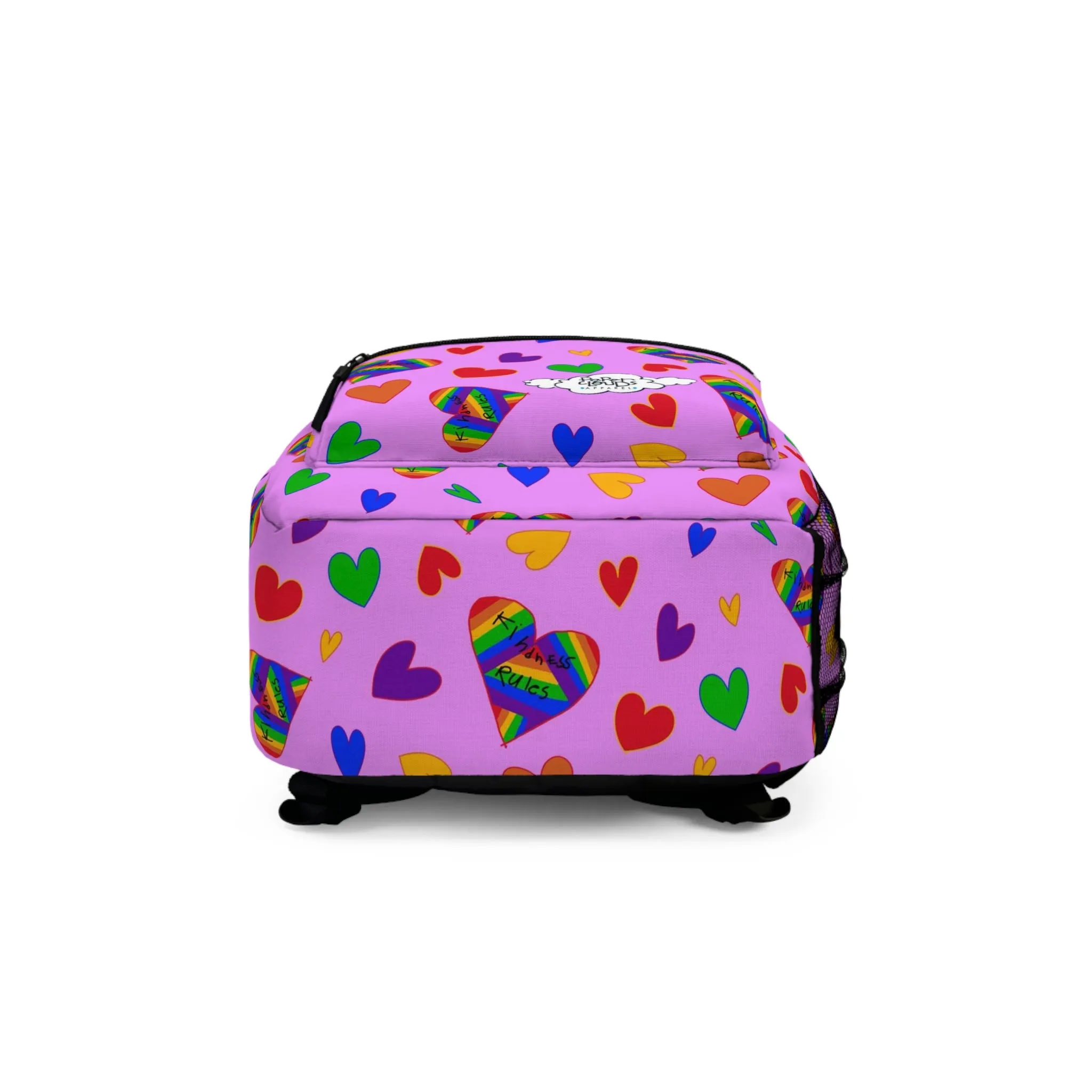 Kindness Rules Hearts Backpack