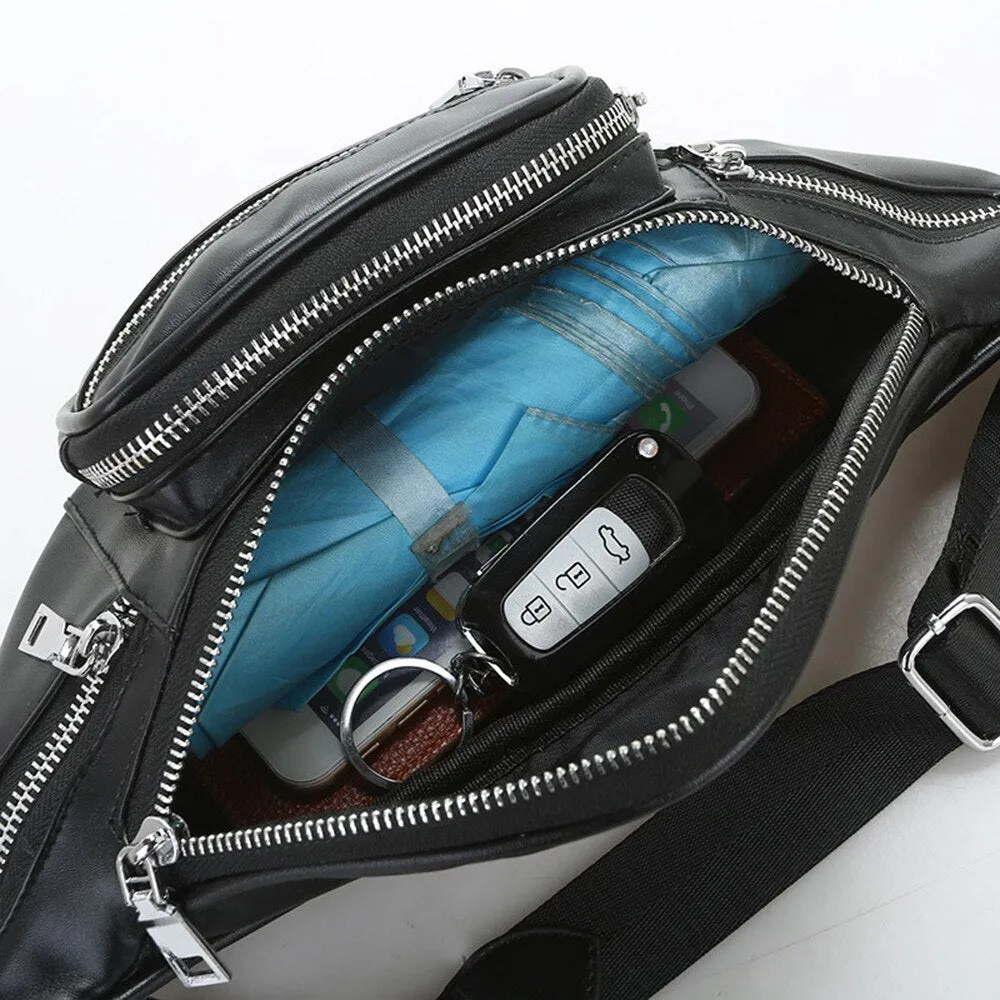 Leather Crossbody Bags Fashion High-capacity