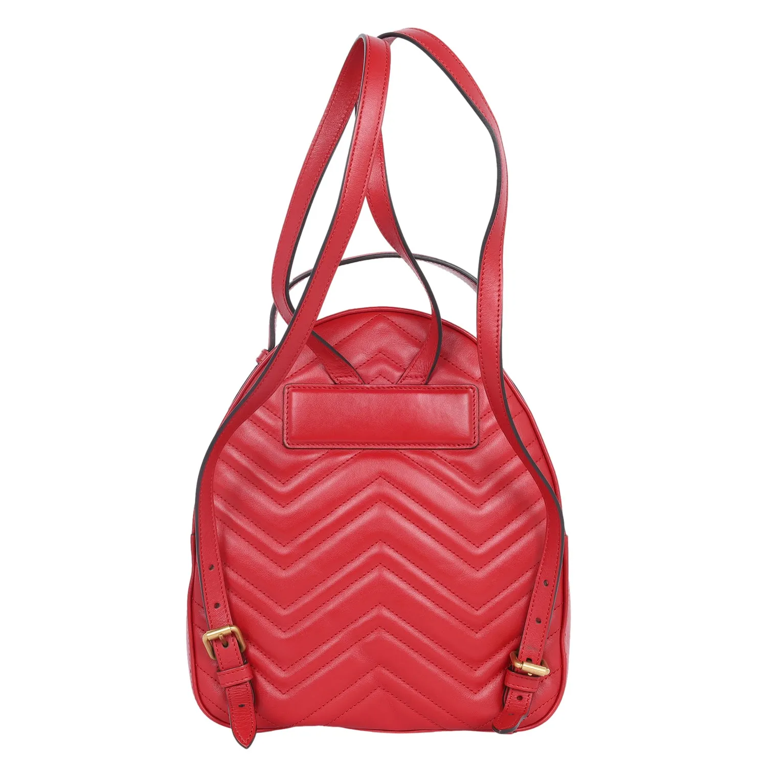 Leather GG Marmont Backpack