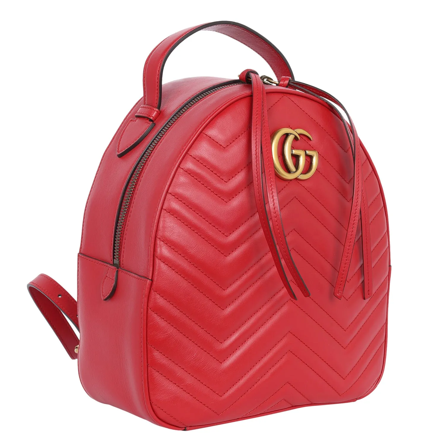 Leather GG Marmont Backpack