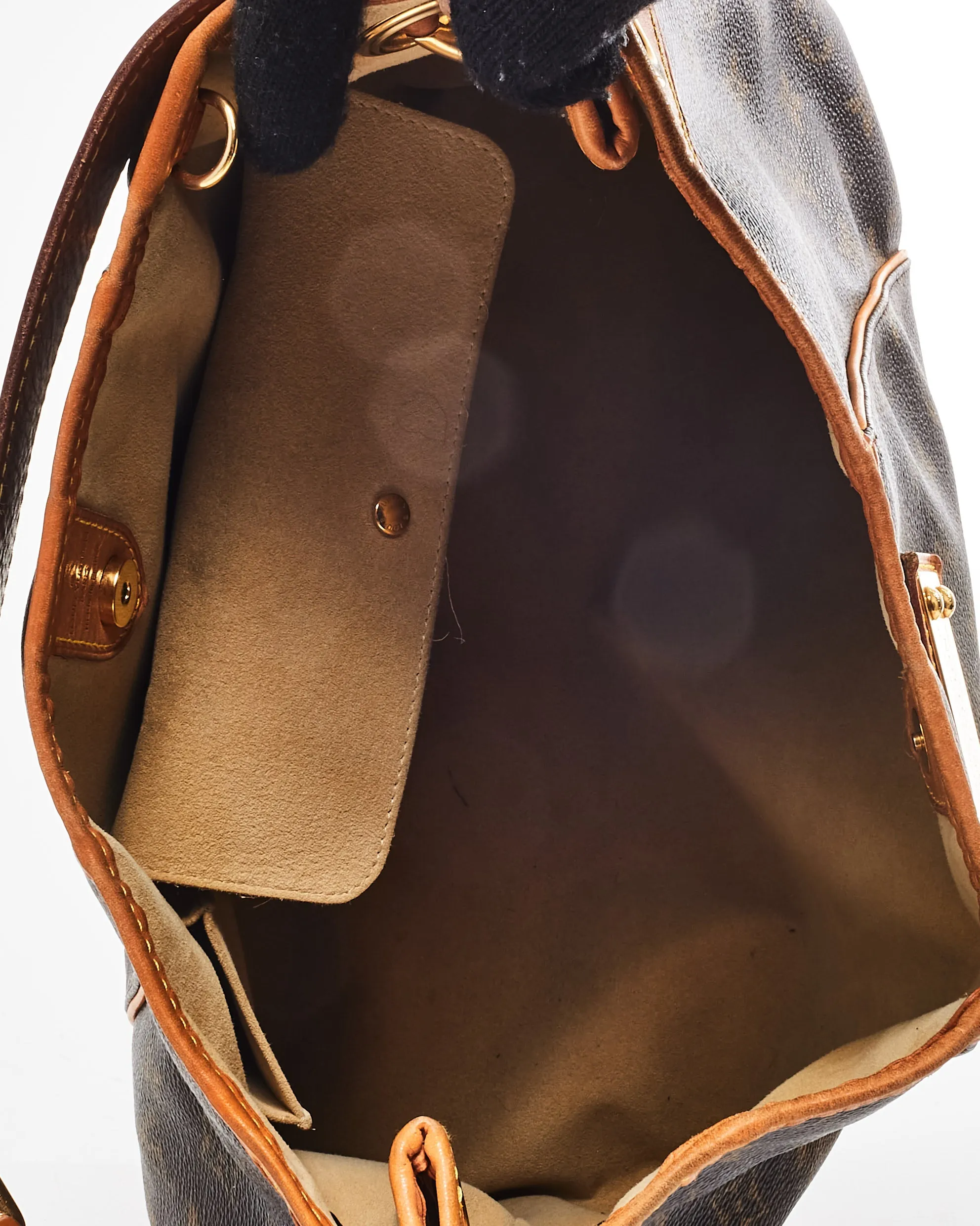 Louis Vuitton Brown Monogram Coated Canvas Galliera PM Shoulder Bag