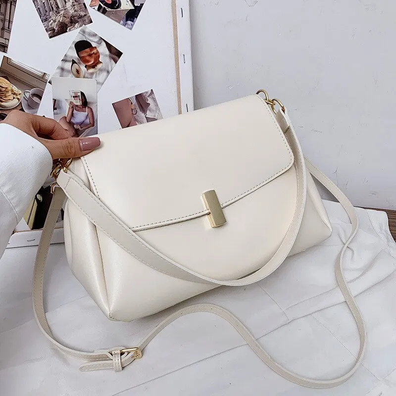 Luxury Brand Women's Handbags Fashion Pu Leather Shoulder Bag Designer Famous Solid Color ladies Crossbody bags lady hand bags