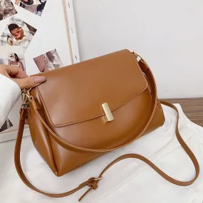 Luxury Brand Women's Handbags Fashion Pu Leather Shoulder Bag Designer Famous Solid Color ladies Crossbody bags lady hand bags