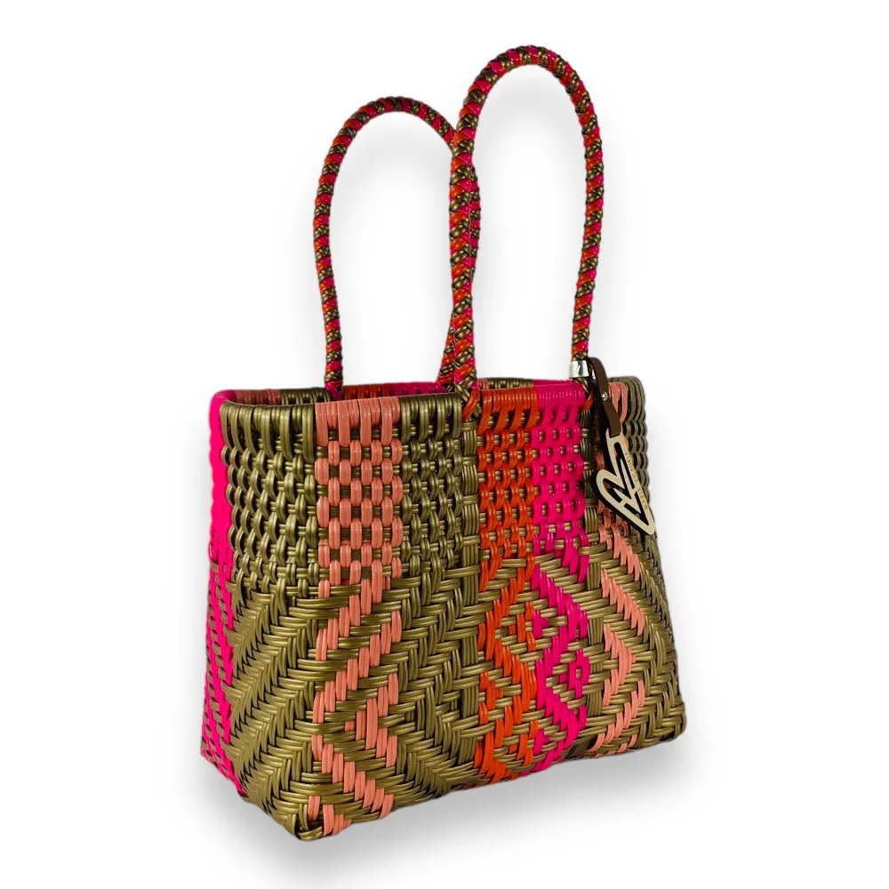 Maria Victoria | Mirage Totes | Upcycled, Handwoven, Multicolor Tote