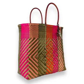 Maria Victoria | Mirage Totes | Upcycled, Handwoven, Multicolor Tote
