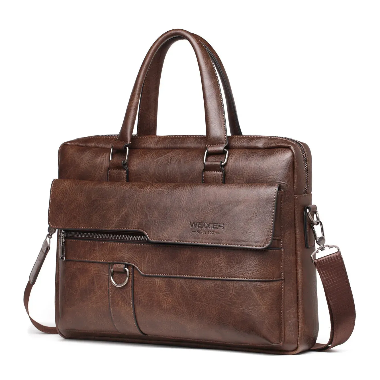 Men Briefcase Bag High Quality Business Famous Brand PU Leather Shoulder Messenger Bags