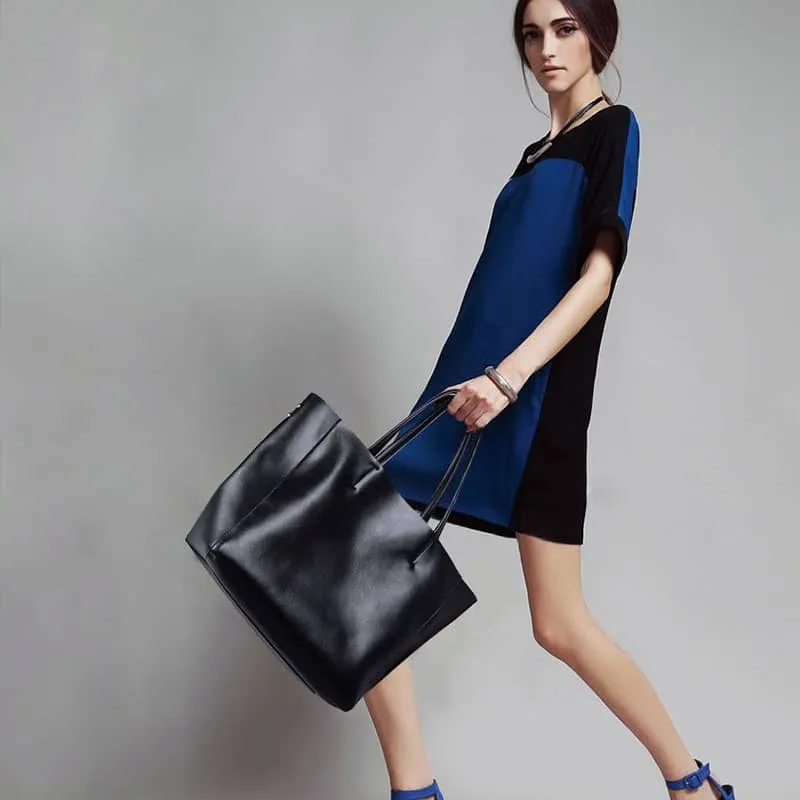 Metallic Fashion Shoulder Bag PU Tote Bag