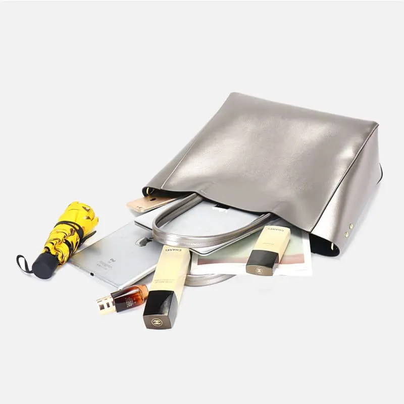Metallic Fashion Shoulder Bag PU Tote Bag
