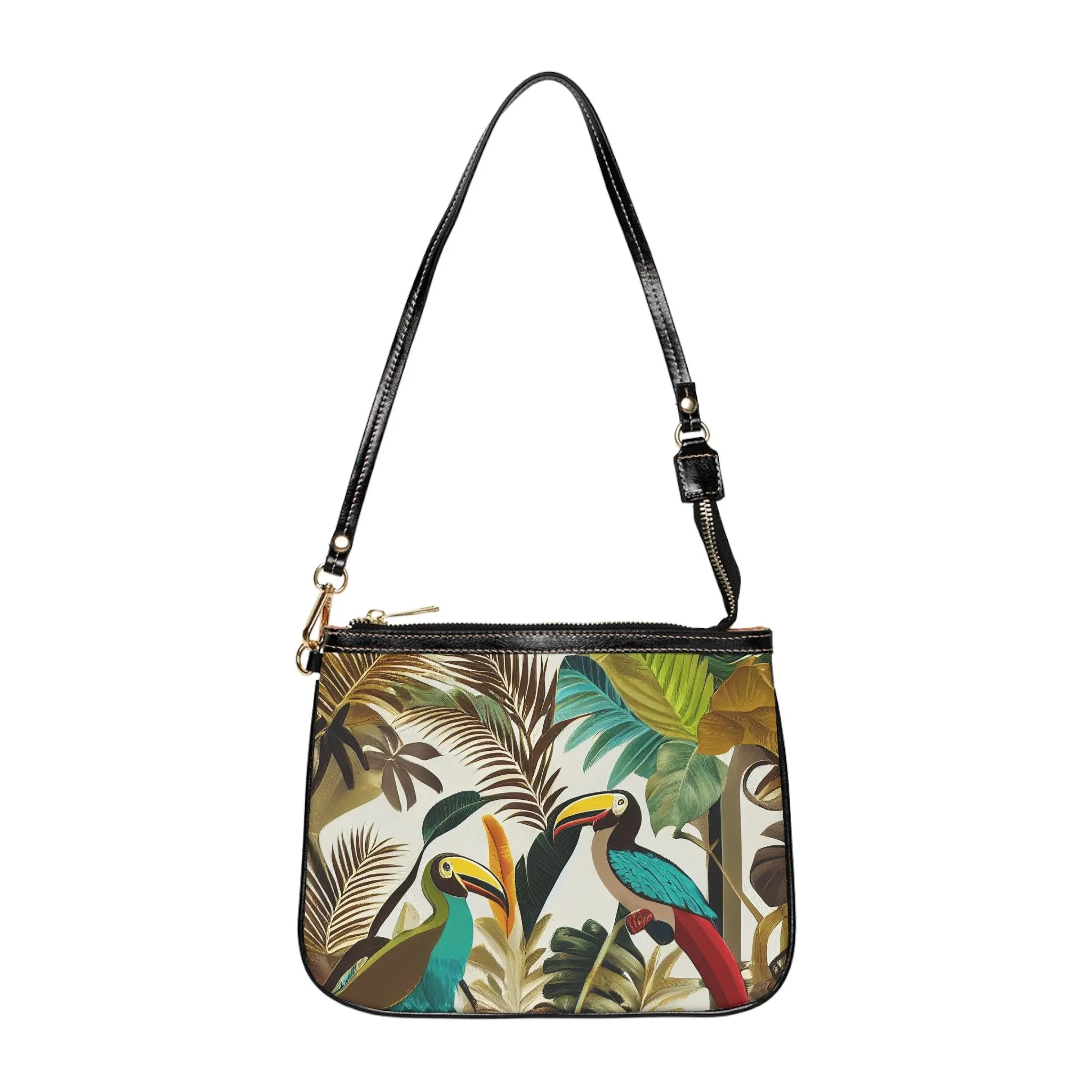 Miniaday Designs Small Shoulder Bag Tropical Toucan Multicolor