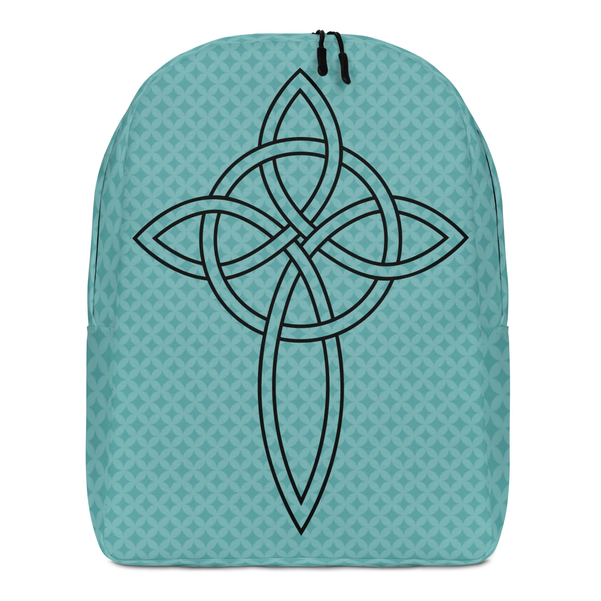 Minimalist Backpack Cross Crucifix Celtic Style