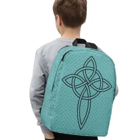 Minimalist Backpack Cross Crucifix Celtic Style