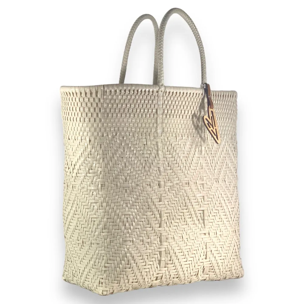 Monochrome Ivory Totes