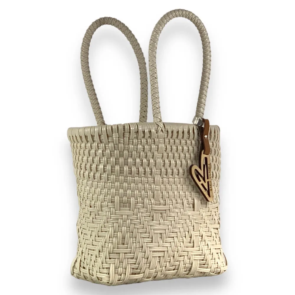 Monochrome Ivory Totes