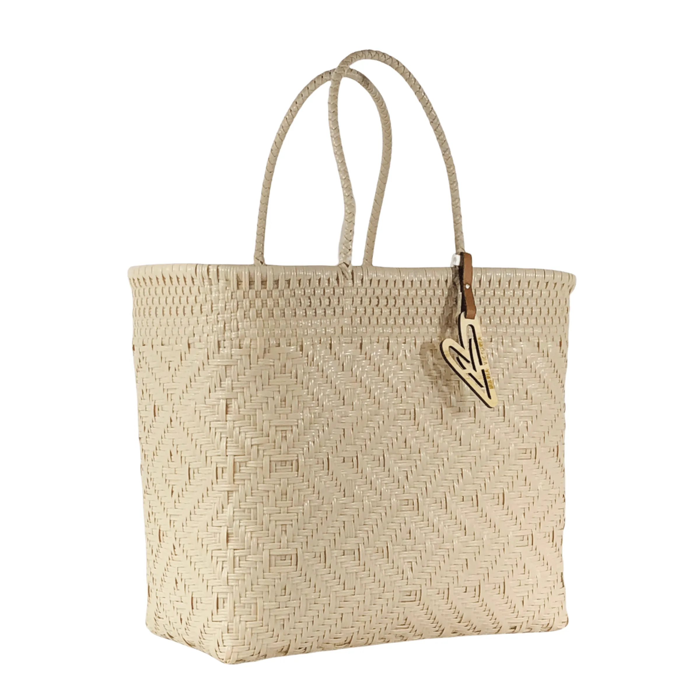 Monochrome Ivory Totes