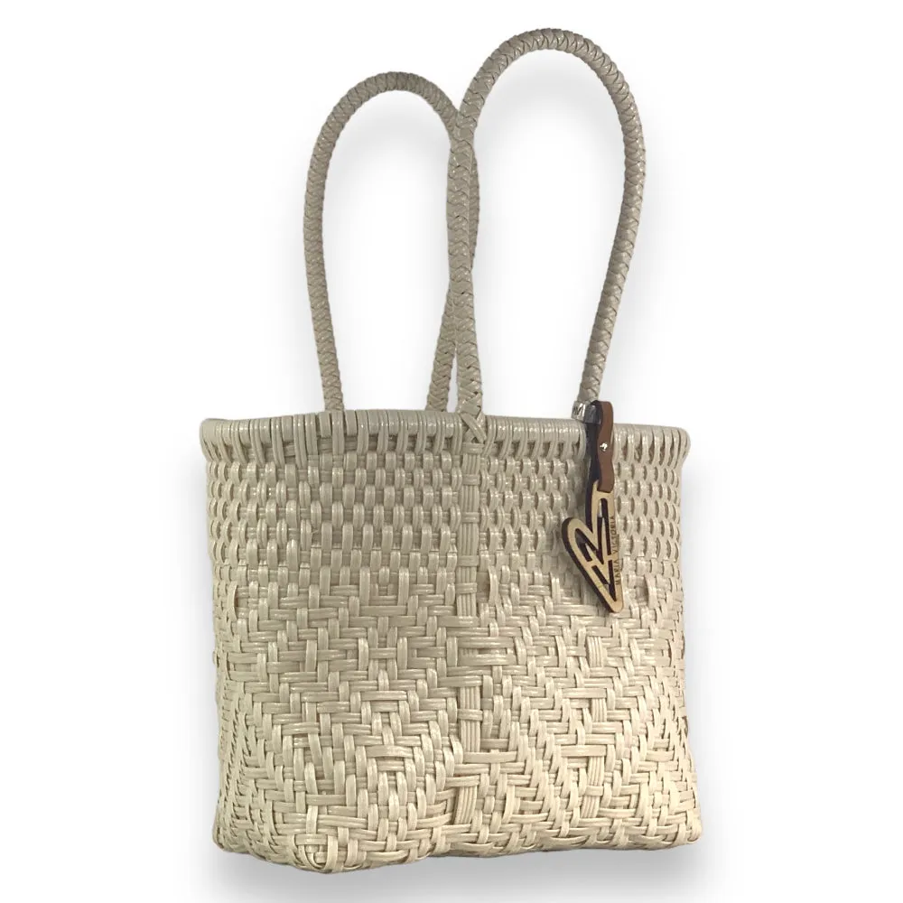 Monochrome Ivory Totes