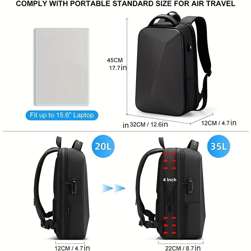 Multifunctional Laptop Backpack with USB Port and Password Lock