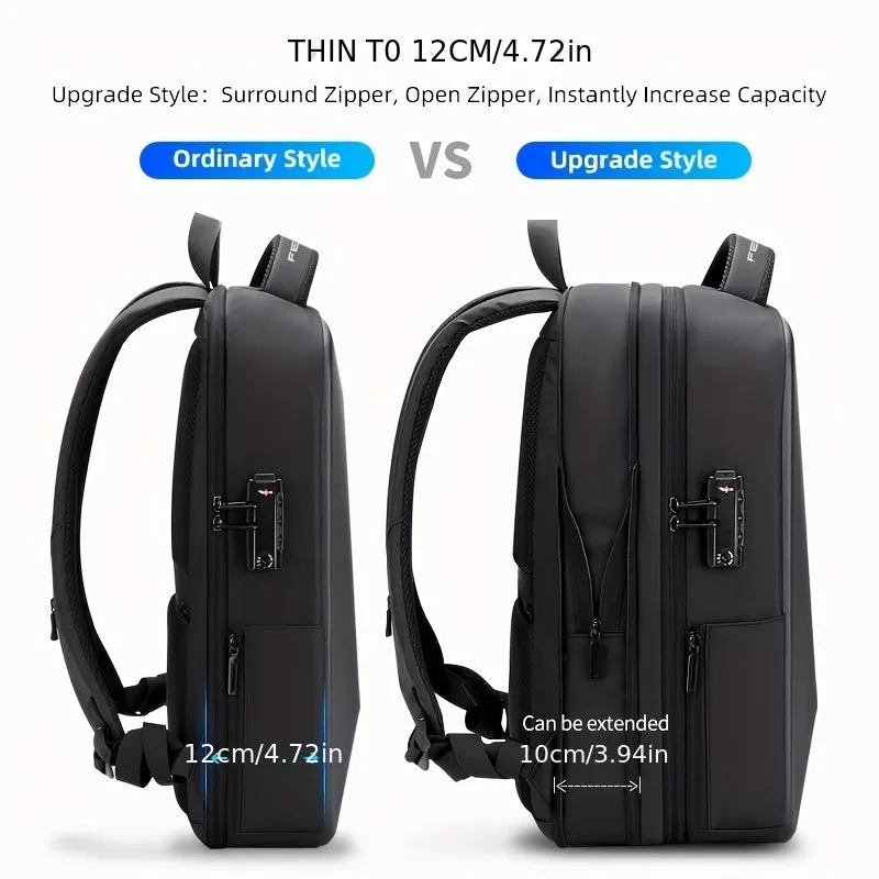 Multifunctional Laptop Backpack with USB Port and Password Lock