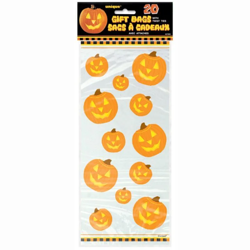 Pumpkin cello favor bags, 20 per package