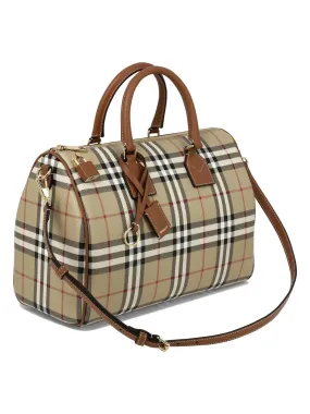 "BOWLING MEDIUM" CHECK HANDBAG