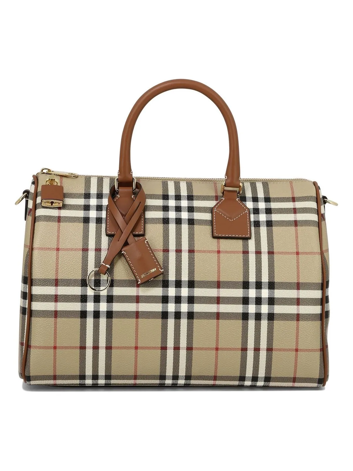 "BOWLING MEDIUM" CHECK HANDBAG