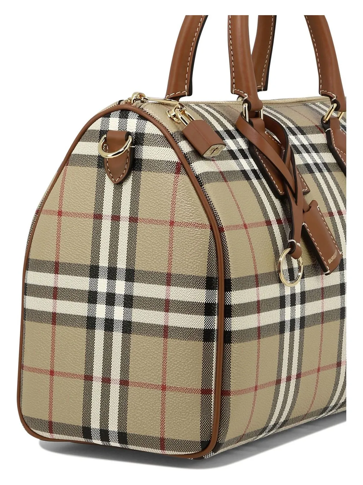 "BOWLING MEDIUM" CHECK HANDBAG