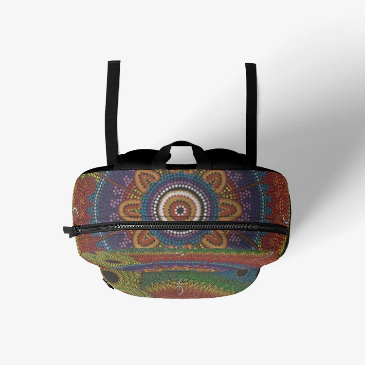Retro Colorful Indigenous design Backpack