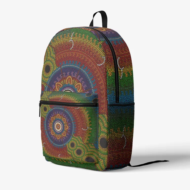 Retro Colorful Indigenous design Backpack