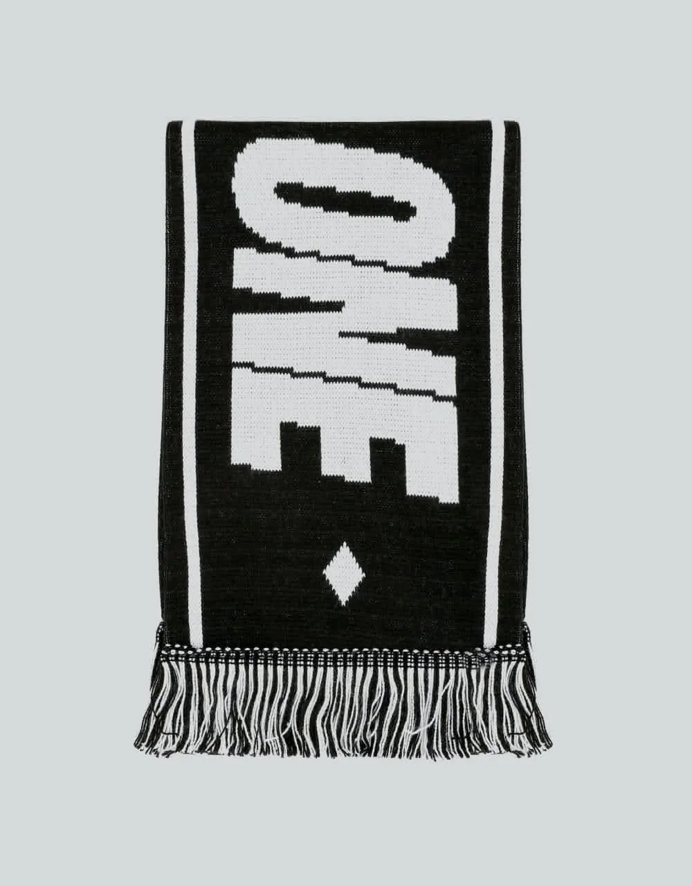 Route One Athletic Scarf - Black/White