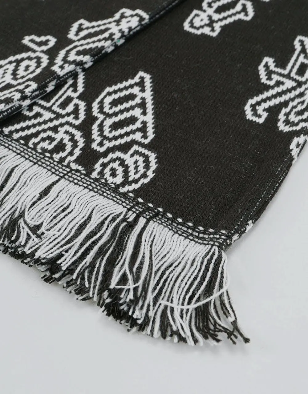 Route One Fuck 'Em Repeat Scarf - Black/White