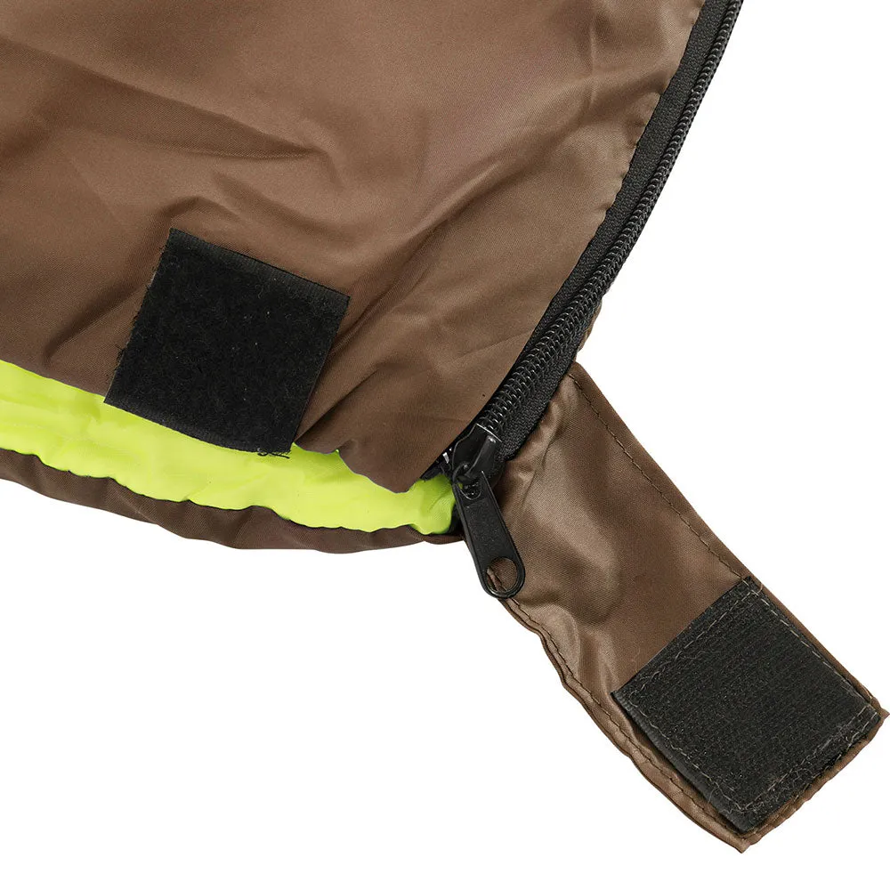 Sleeping Bag Double Bags Thermal Camping Hiking Tent - Brown