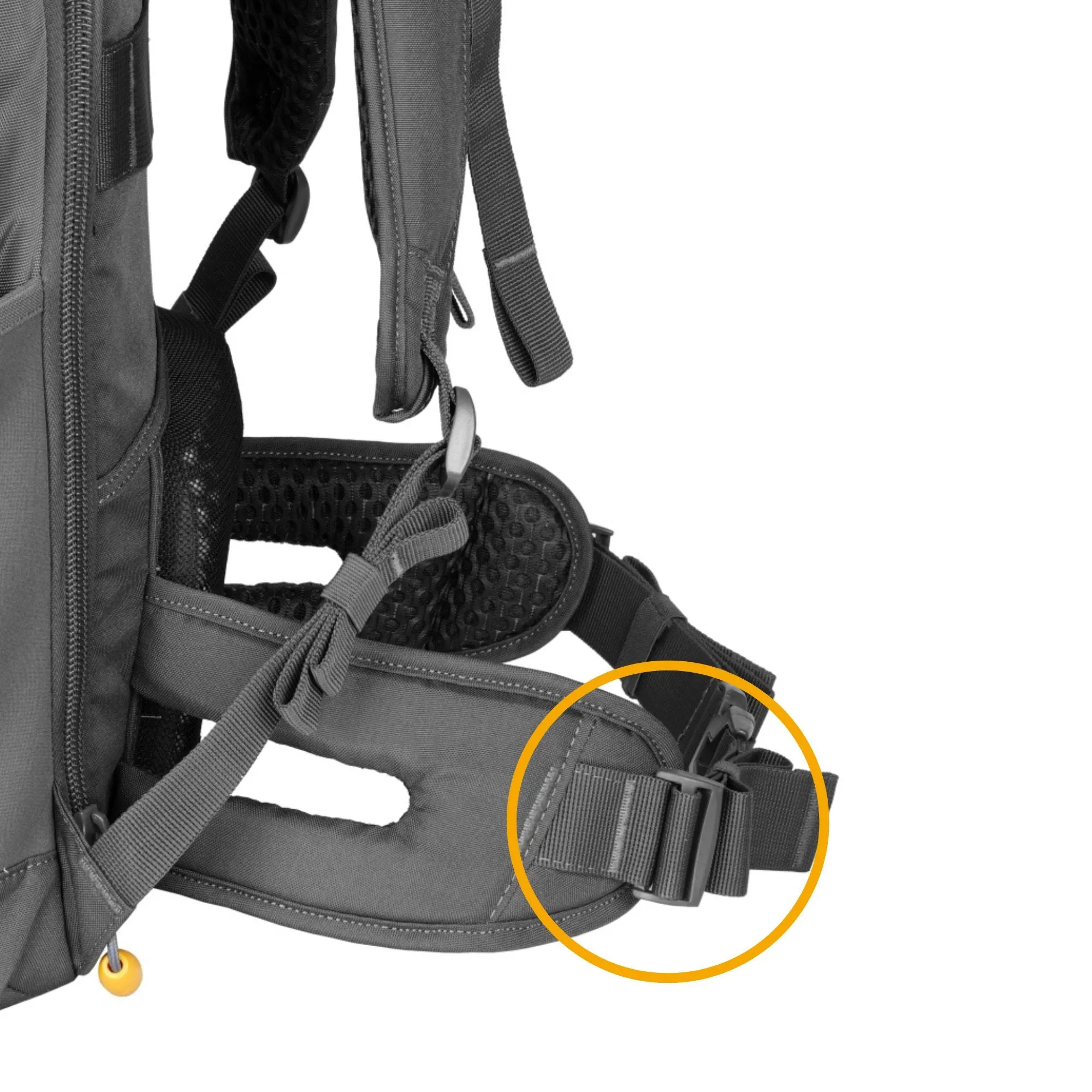 Spare Black Waist Strap - Alta Sky and selected backpacks