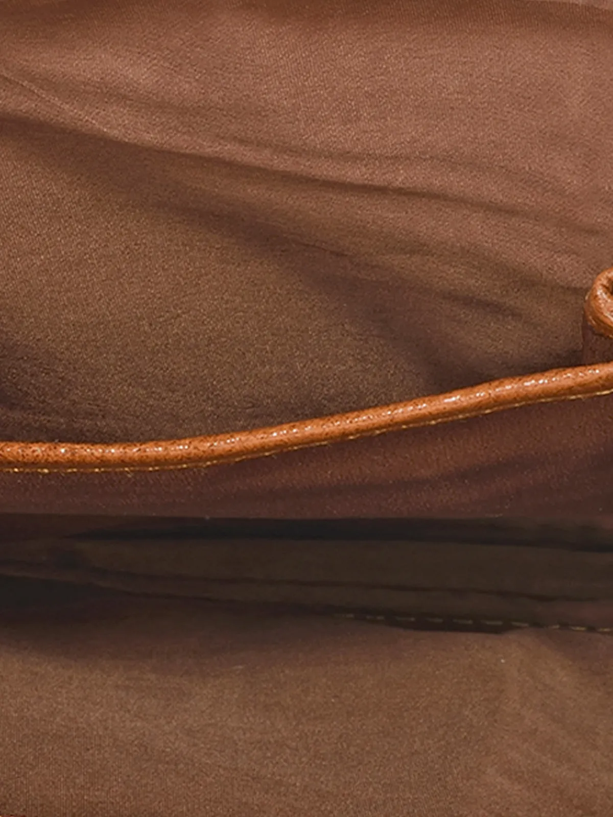 Teakwood Genuine Men Tan Brown Leather Laptop Bag