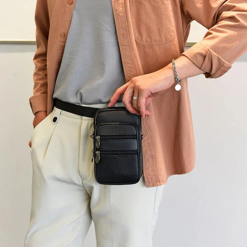The Valachi Genuine Leather Fanny Pack/Messenger Bags