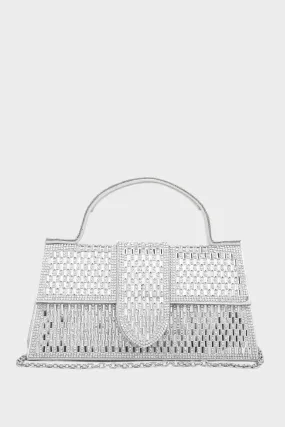 Top Handle Hand Bags BH0046-Silver