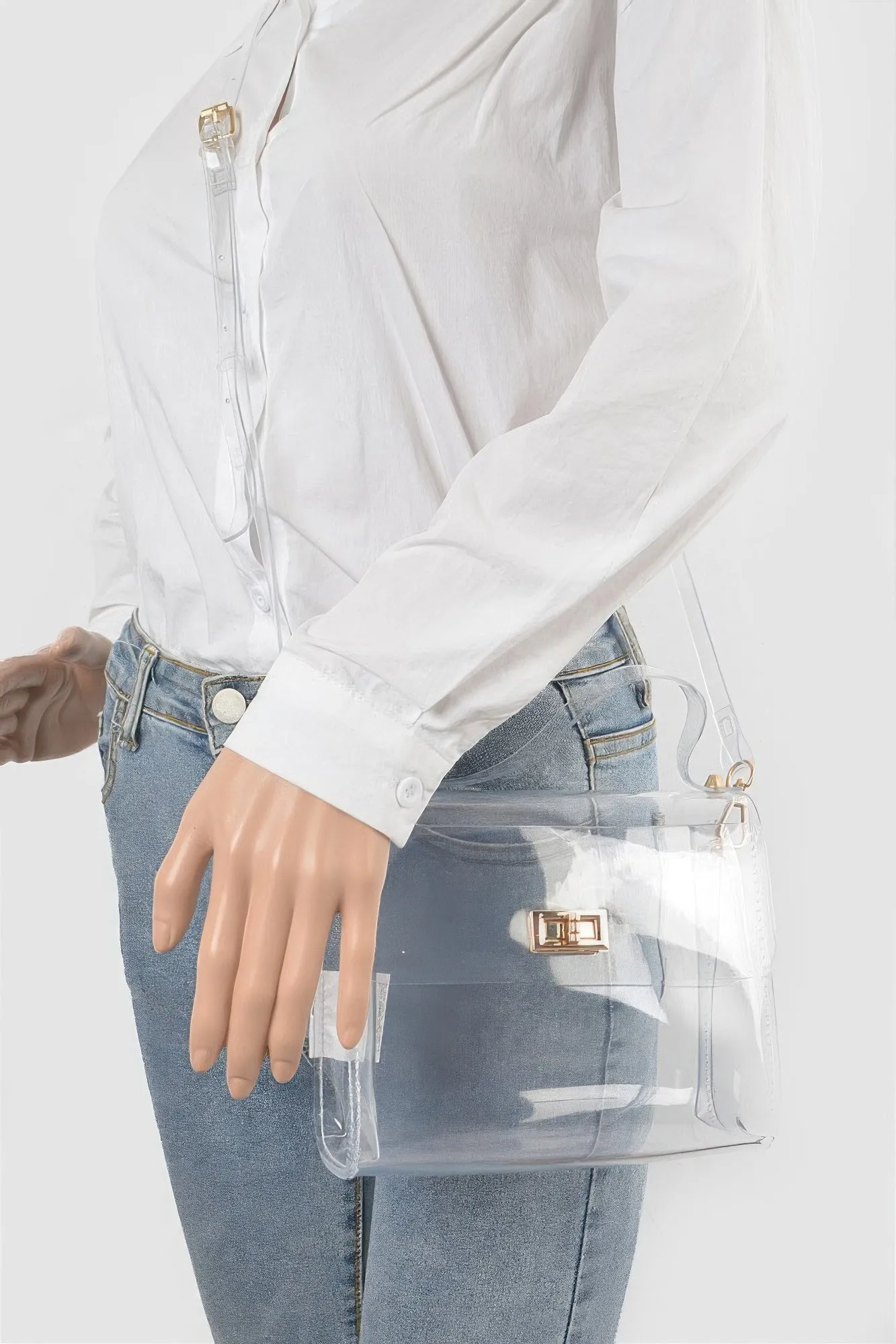 Transparent Lightweight Crossbody Bag