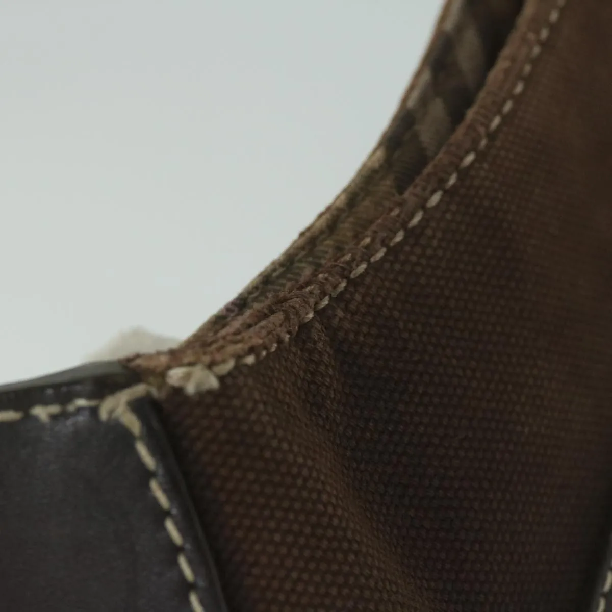 Trendy Inspired Burberry Blue Label Shoulder Bag Canvas Brown Auth Ti1380