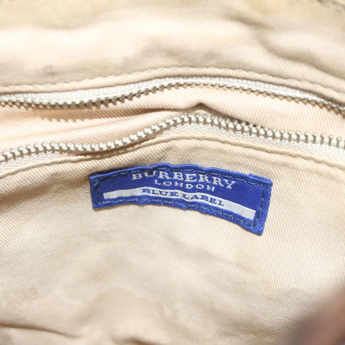 Trendy Inspired Burberry Blue Label Shoulder Bag Canvas Brown Auth Ti1380