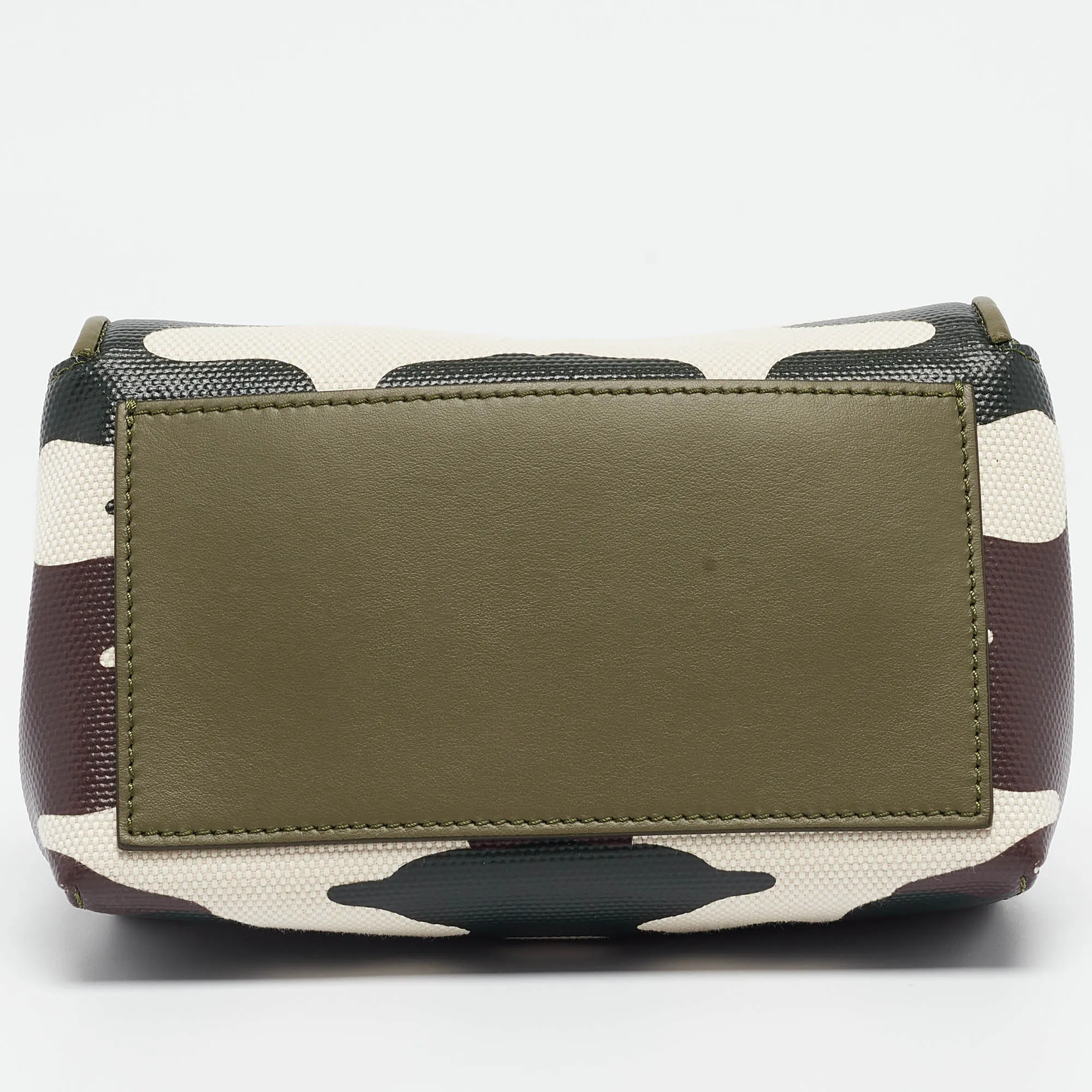 Trendy Inspired Burberry Green/beige Camo Print Coated Canvas And Leather Hackberry Crossbody Bag