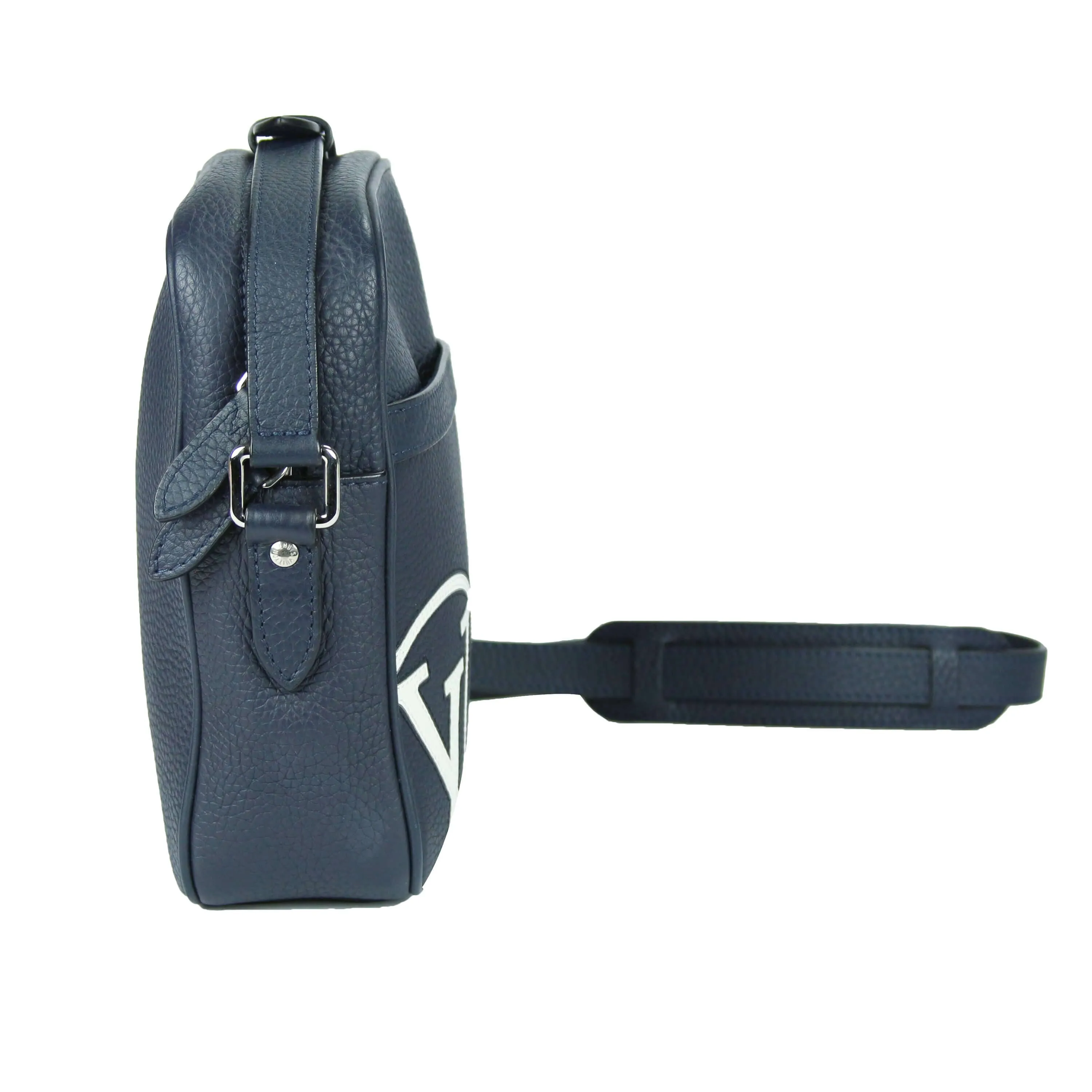 Trendy Inspired Louis Vuitton Danube Lv Circle Pm Blue Taurillon