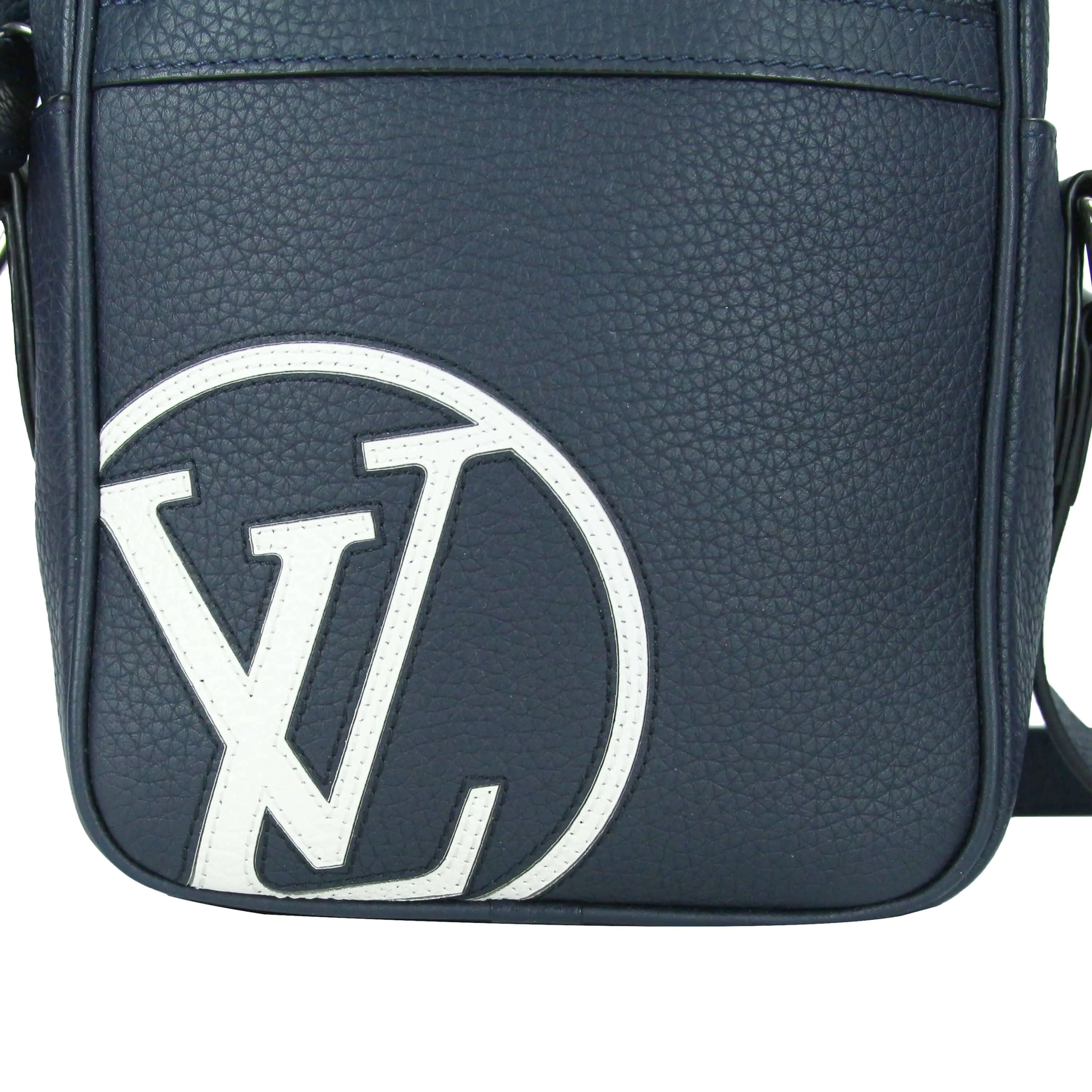 Trendy Inspired Louis Vuitton Danube Lv Circle Pm Blue Taurillon