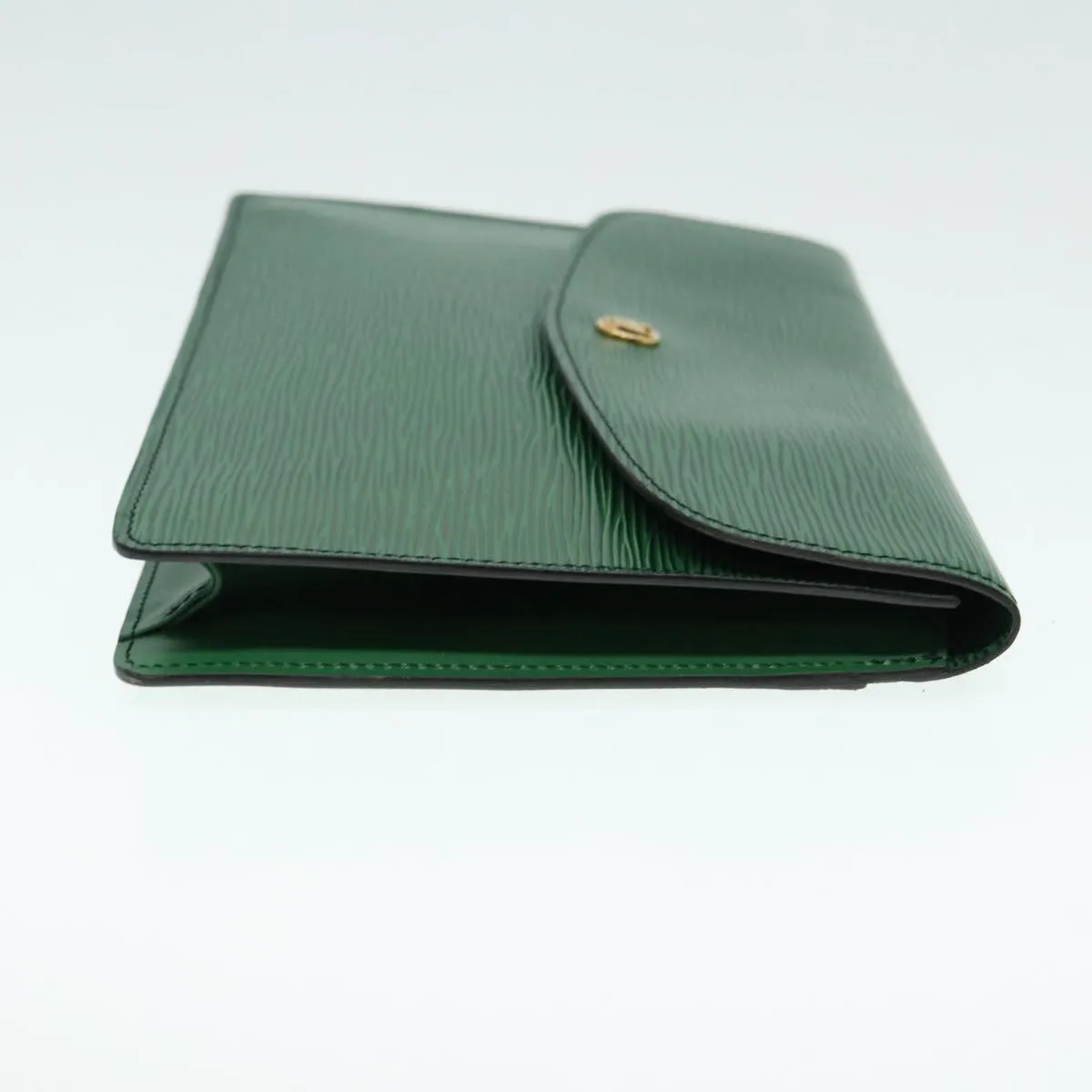 Trendy Inspired Louis Vuitton Epi Montaigne 27 Clutch Bag Green M52654 Lv Auth 88397
