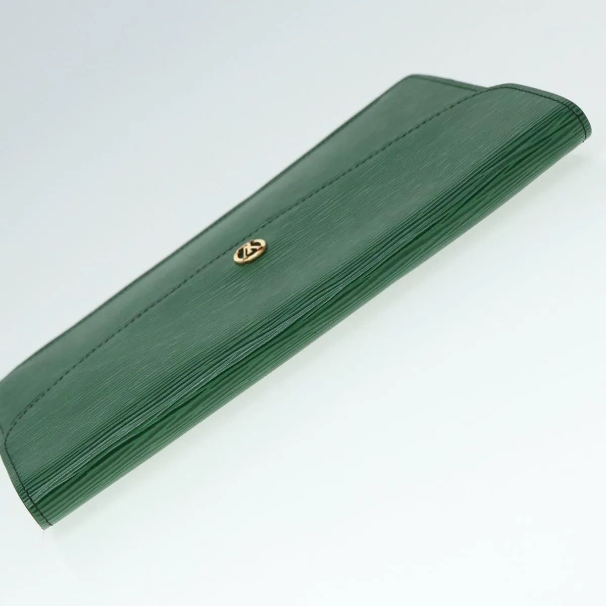 Trendy Inspired Louis Vuitton Epi Montaigne 27 Clutch Bag Green M52654 Lv Auth 88397