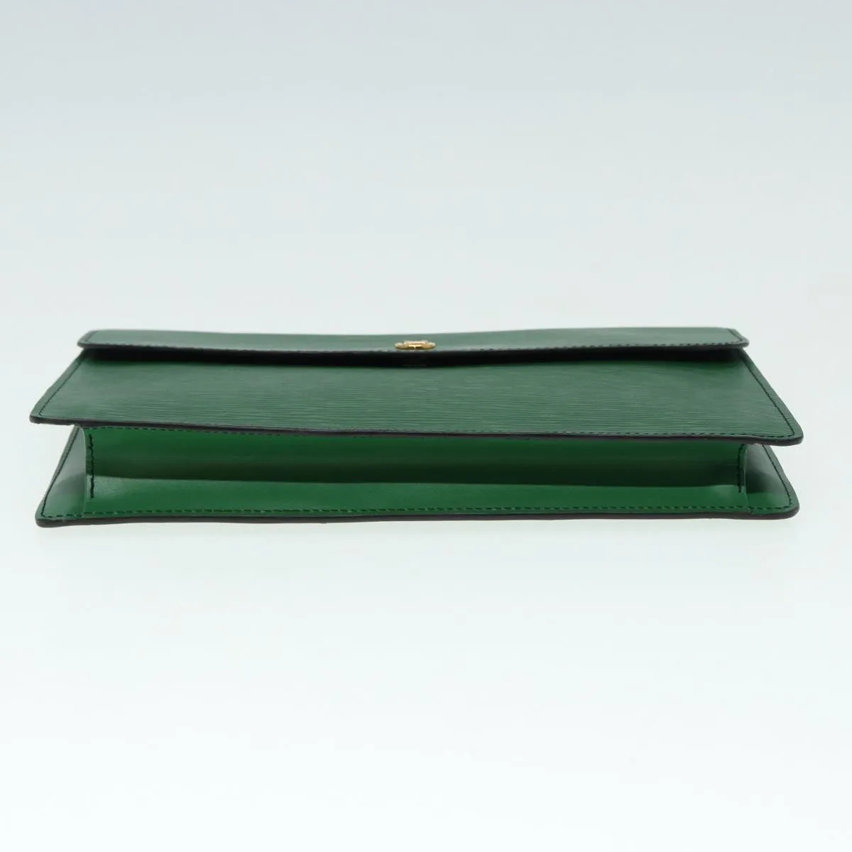 Trendy Inspired Louis Vuitton Epi Montaigne 27 Clutch Bag Green M52654 Lv Auth 88397
