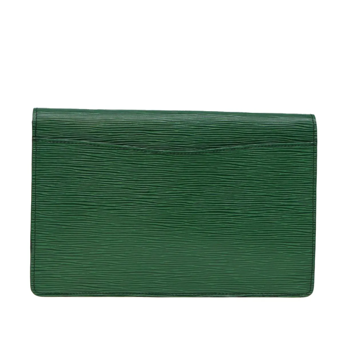 Trendy Inspired Louis Vuitton Epi Montaigne 27 Clutch Bag Green M52654 Lv Auth 88397