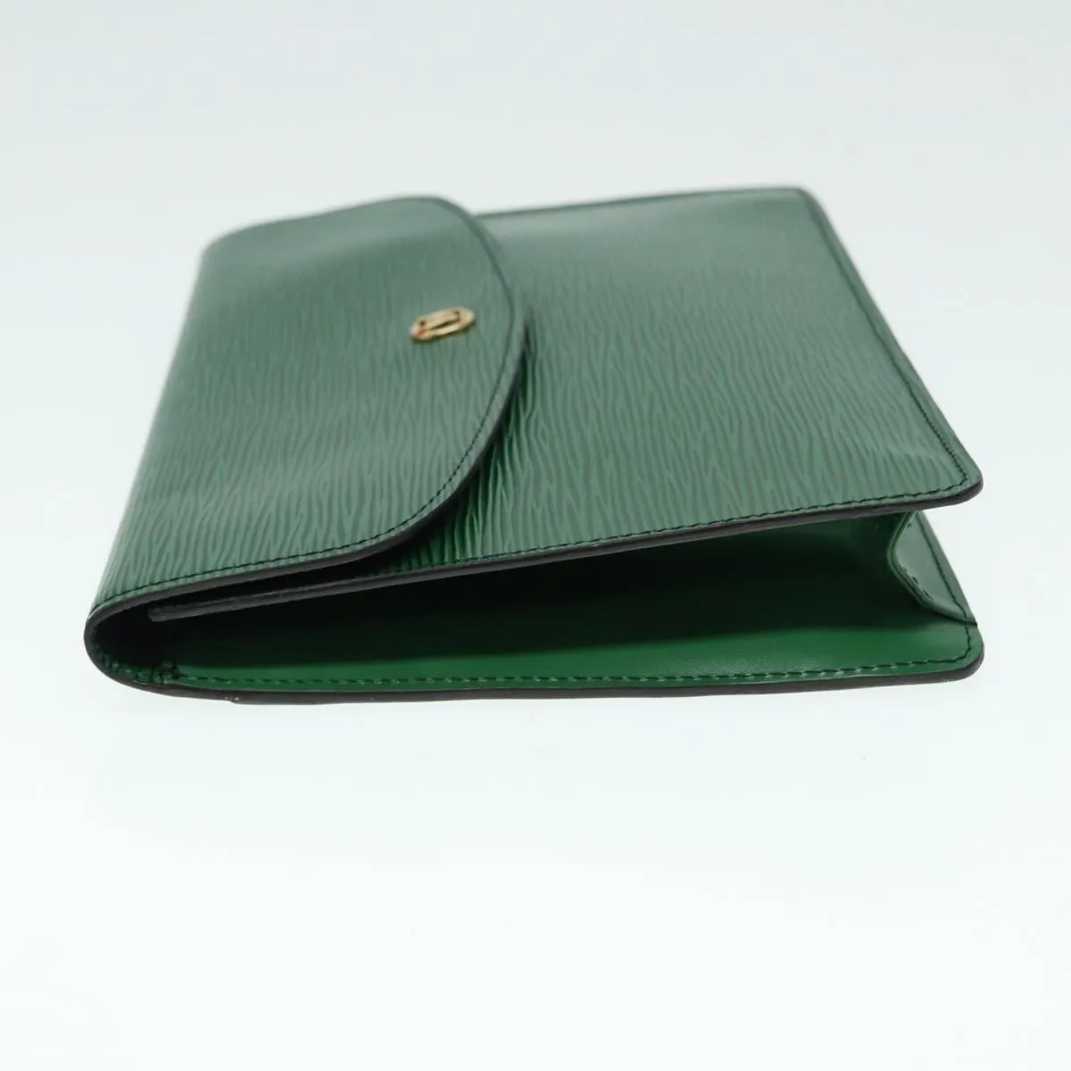 Trendy Inspired Louis Vuitton Epi Montaigne 27 Clutch Bag Green M52654 Lv Auth 88397