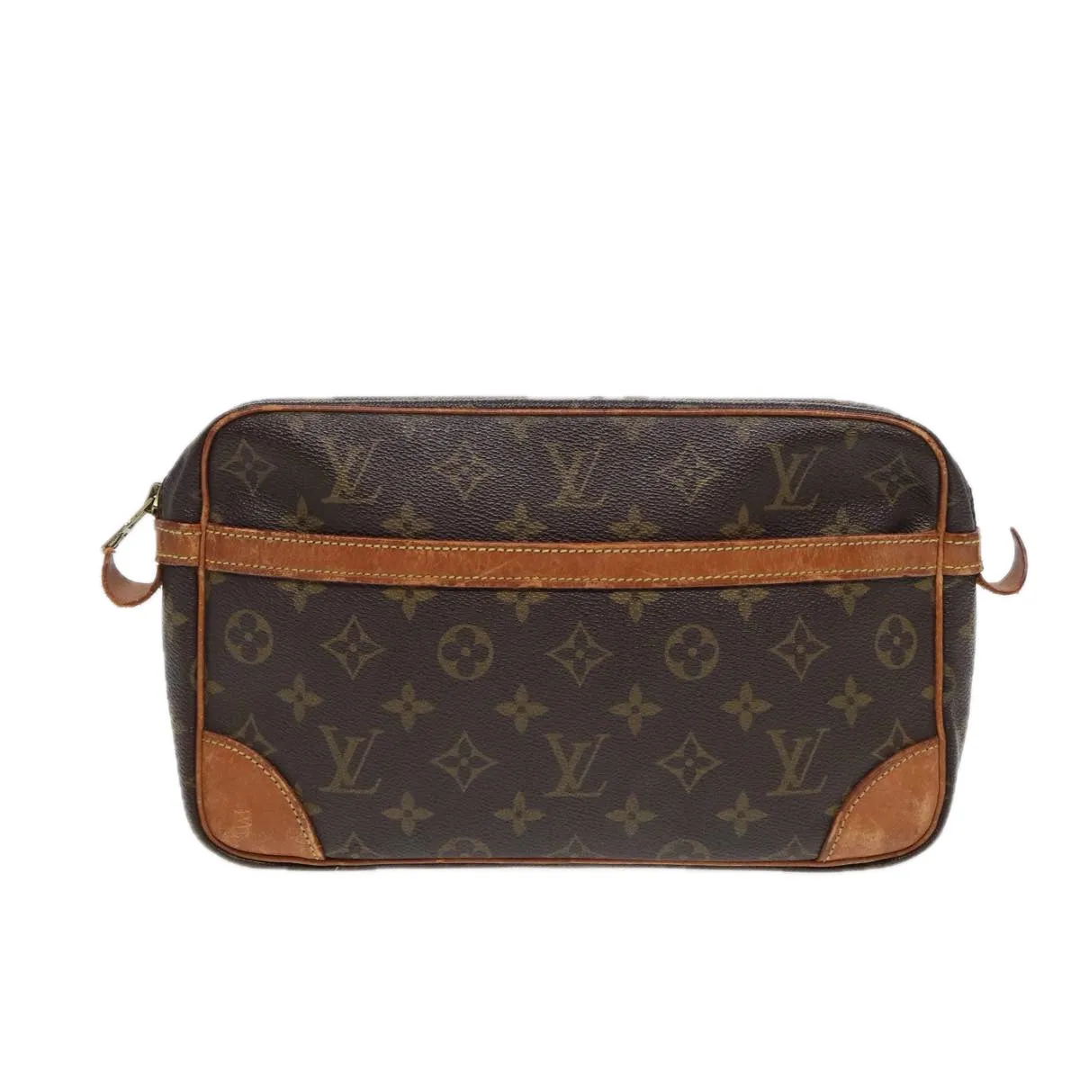 Trendy Inspired Louis Vuitton Monogram Compiegne 28 Clutch Bag M51845 Lv Auth 88002