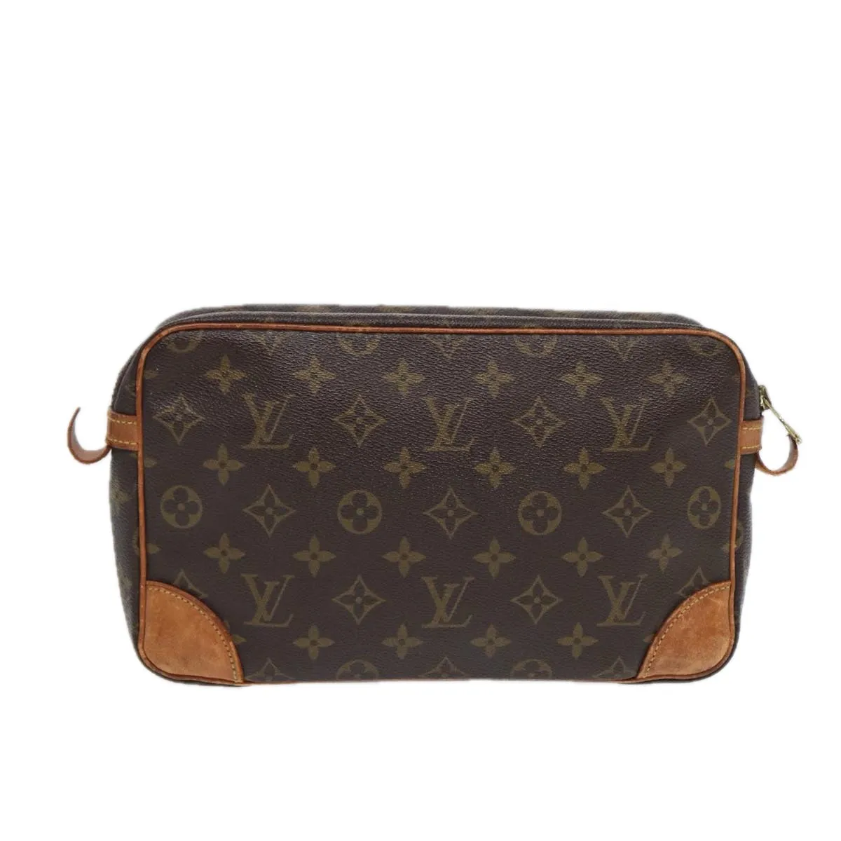 Trendy Inspired Louis Vuitton Monogram Compiegne 28 Clutch Bag M51845 Lv Auth 88002
